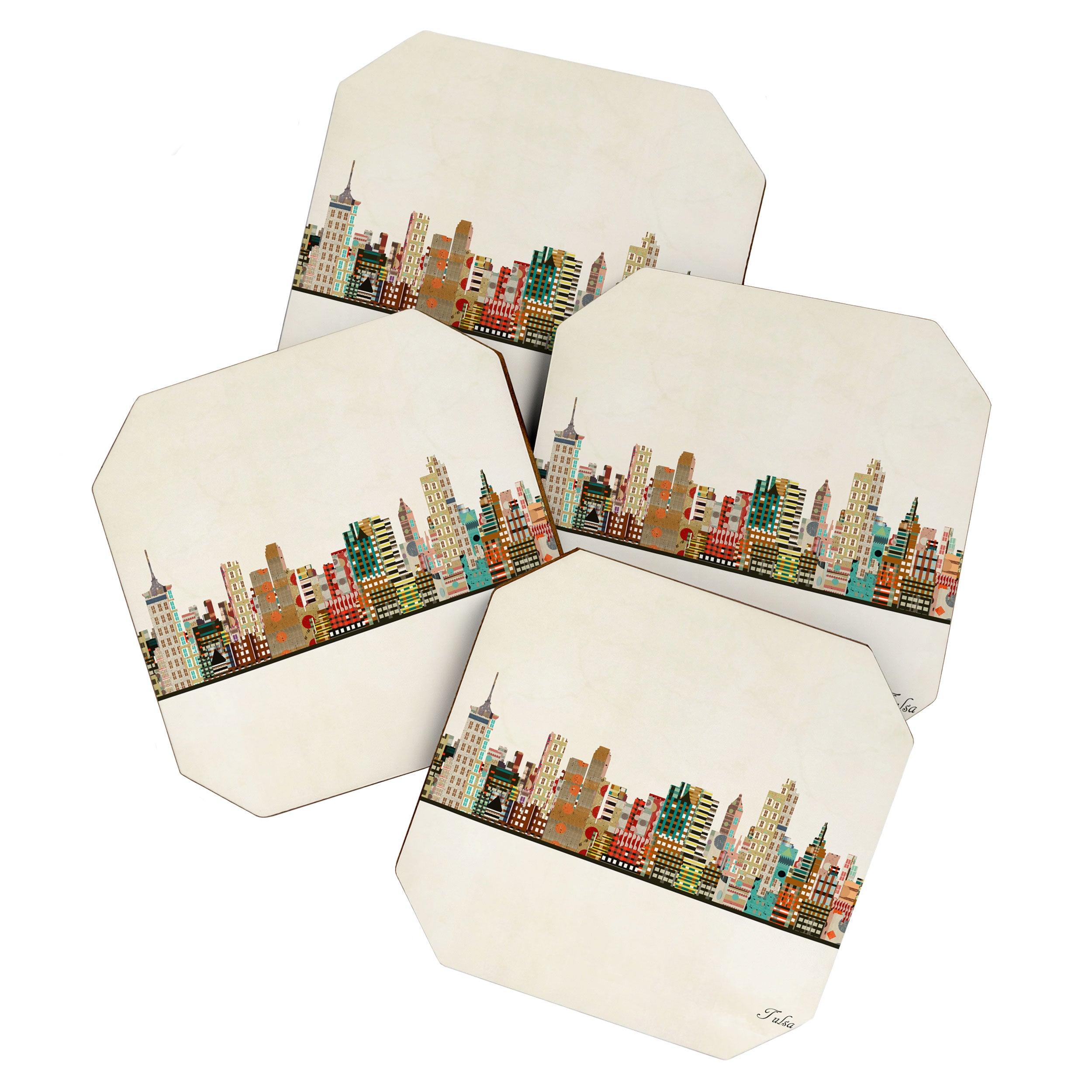 tulsa skyline Coaster Gallery Image 1