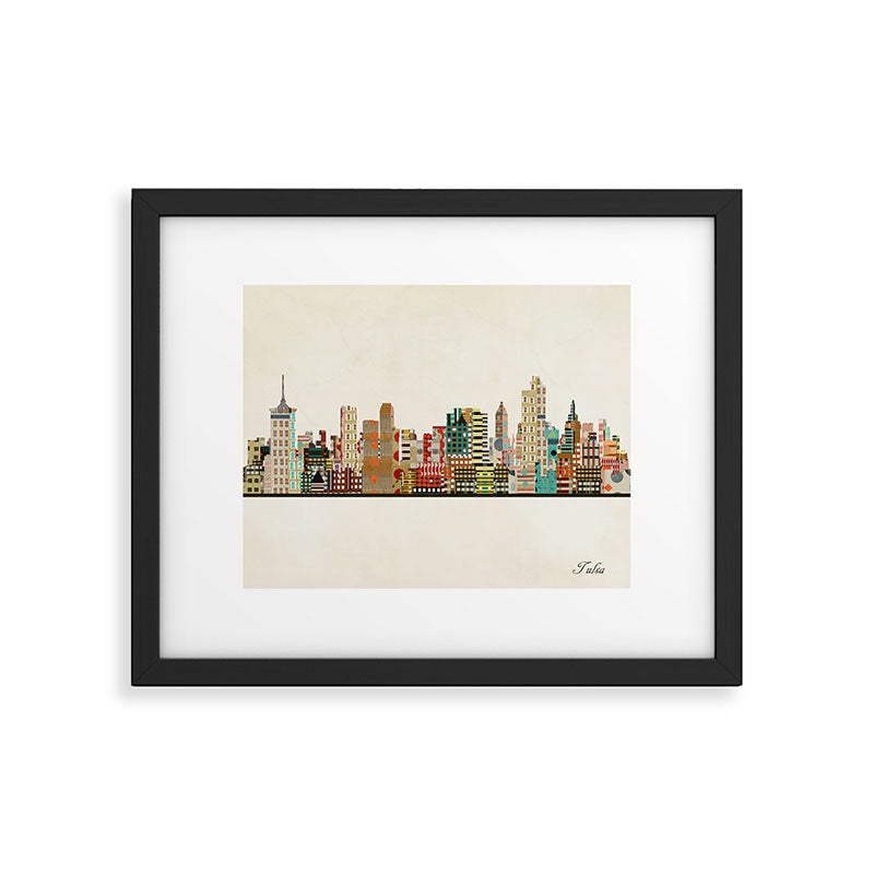 tulsa skyline Framed Art Print Gallery Image 6
