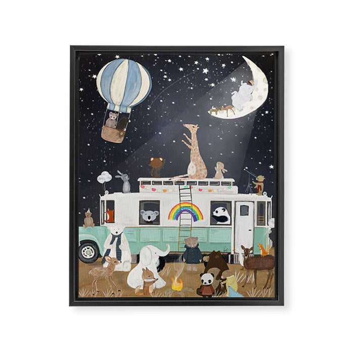vacation time Framed Canvas Print Gallery Image 1