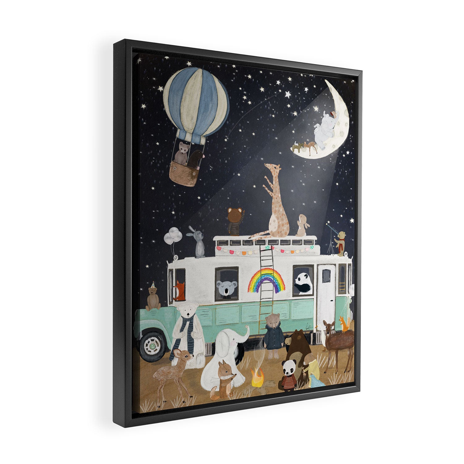 vacation time Framed Canvas Print Gallery Image 2