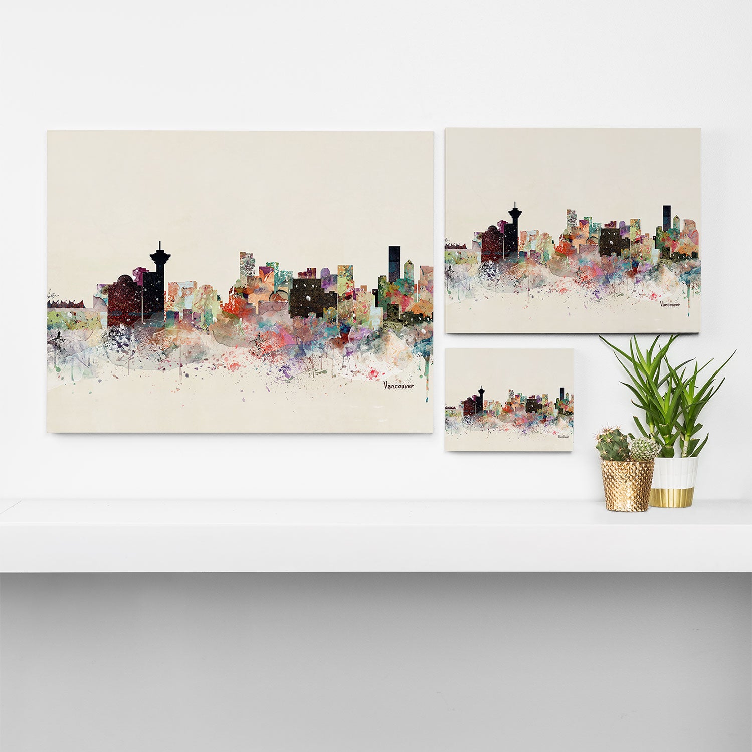 vancouver skyline Canvas Print Gallery Image 3