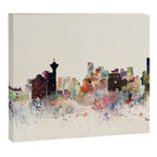 vancouver skyline Canvas Print Gallery Image 3