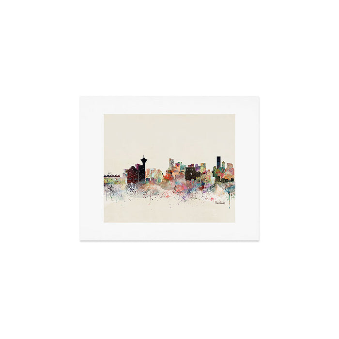 vancouver skyline Art Print Gallery Image 1