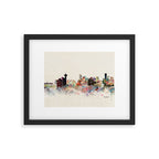vancouver skyline Framed Art Print Gallery Image 4