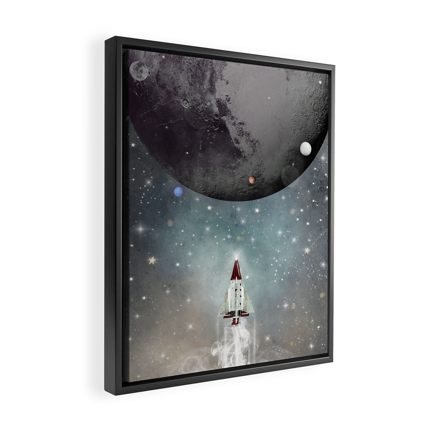 voyager 1 Framed Canvas Print Gallery Image 2
