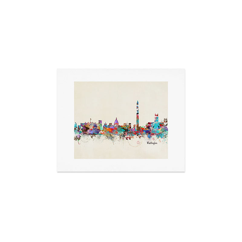 Washington dc skyline Art Print Gallery Image 1