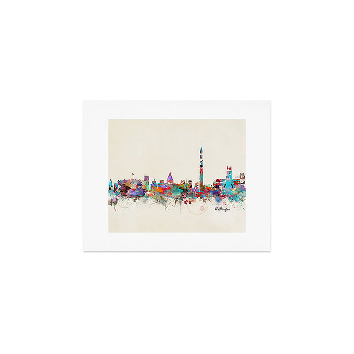 Washington dc skyline Art Print Gallery Image 1