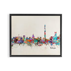 Washington dc skyline Framed Canvas Print Gallery Image 2