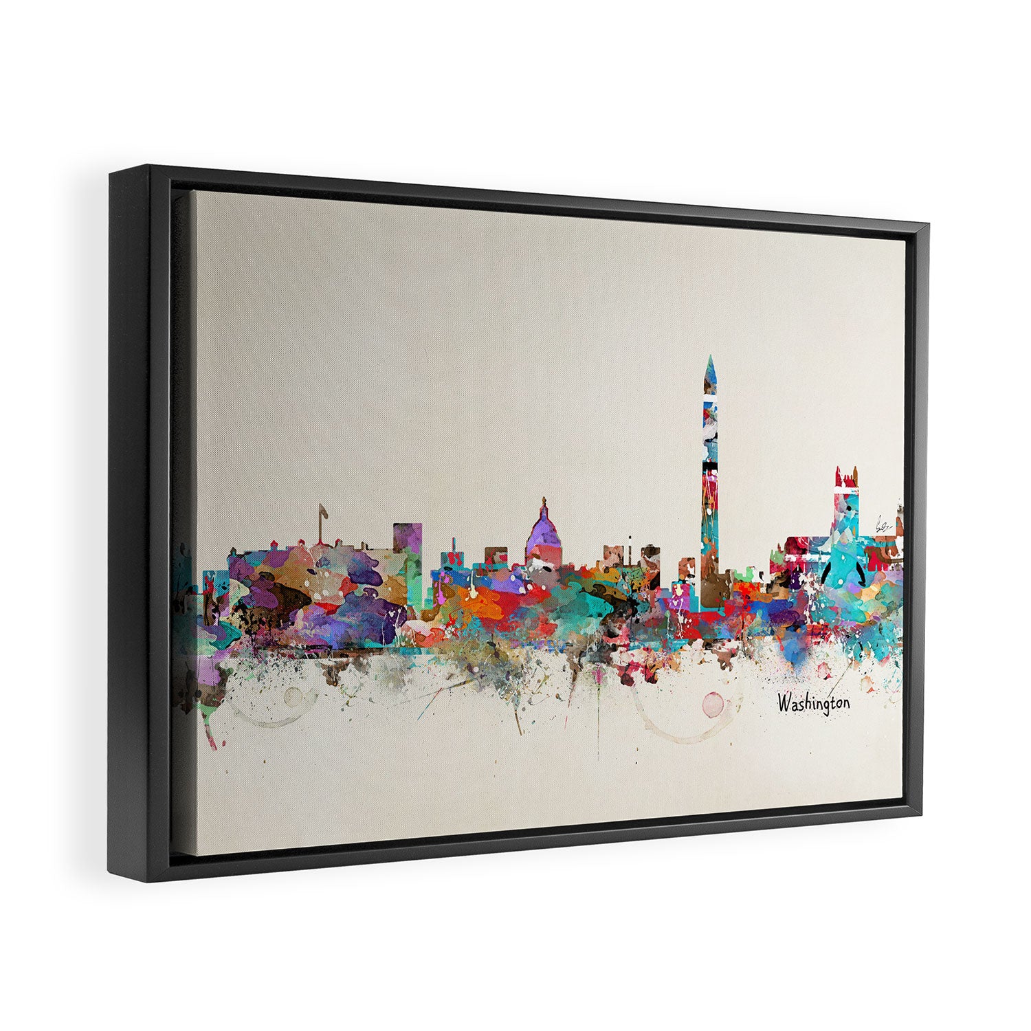 Washington dc skyline Framed Canvas Print Gallery Image 6
