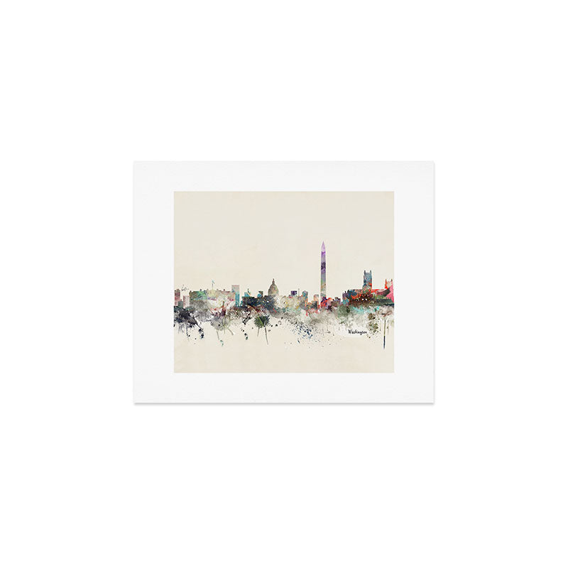 washington dc skyline Art Print Gallery Image 1