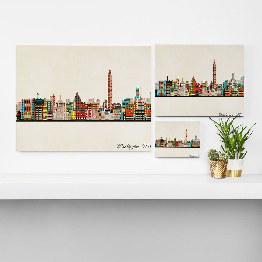 washington dc skyline Canvas Print Gallery Image 3