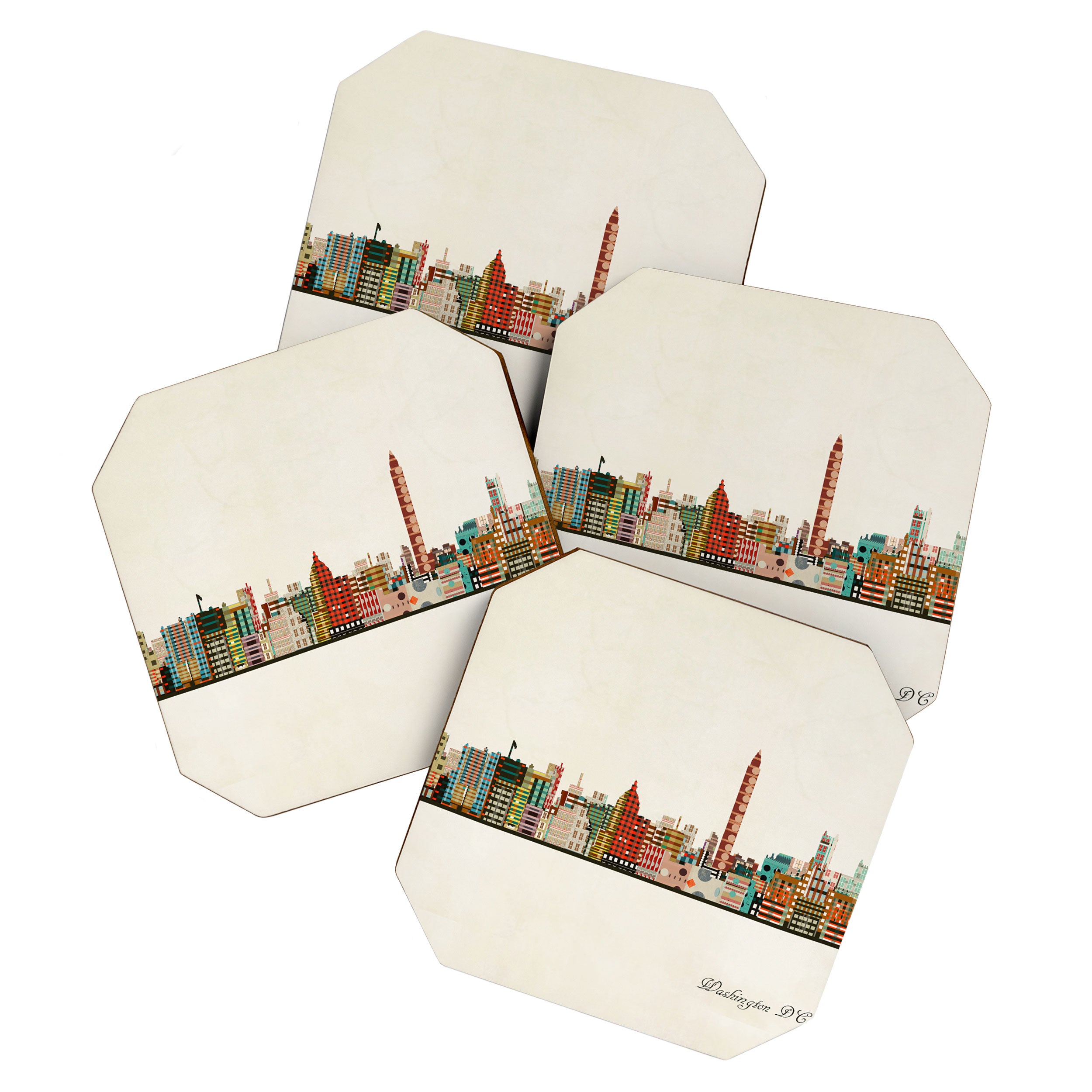 washington dc skyline Coaster Gallery Image 1