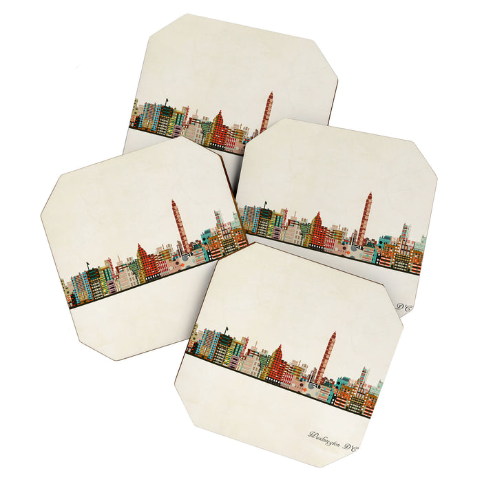 washington dc skyline Coaster Gallery Image 1