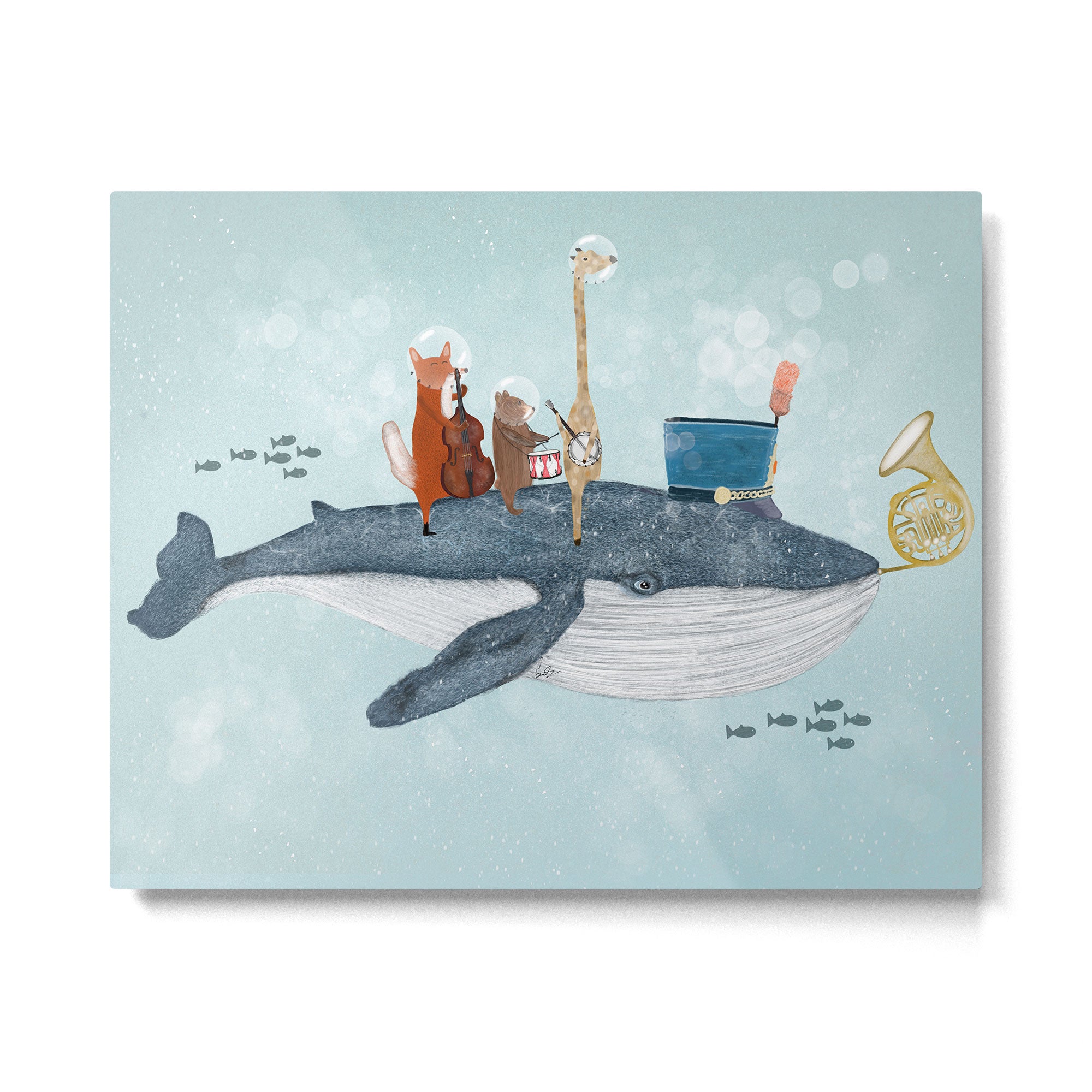 whale song Metal Print Gallery Image 6