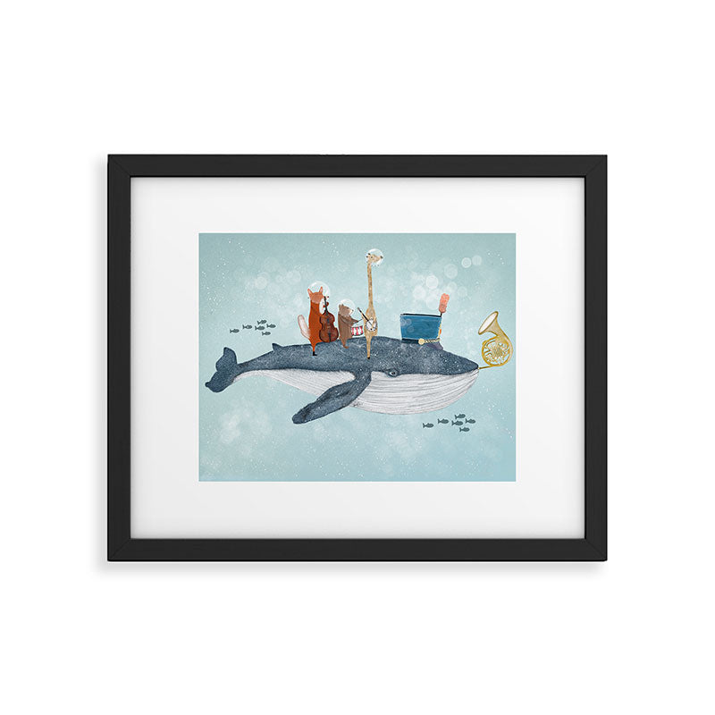 whale song Framed Art Print Gallery Image 6