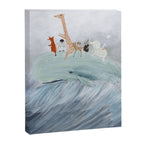 whale surfing Canvas Print Gallery Image 6