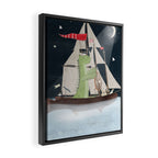 when adventure calls Framed Canvas Print Gallery Image 2