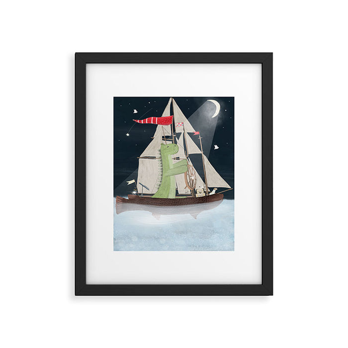 when adventure calls Framed Art Print Gallery Image 1