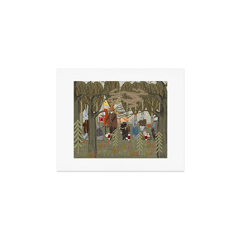woodland parade Art Print Gallery Image 1