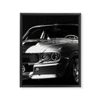 1967 Mustang Shelby GT 500 Framed Canvas Print Gallery Image 6