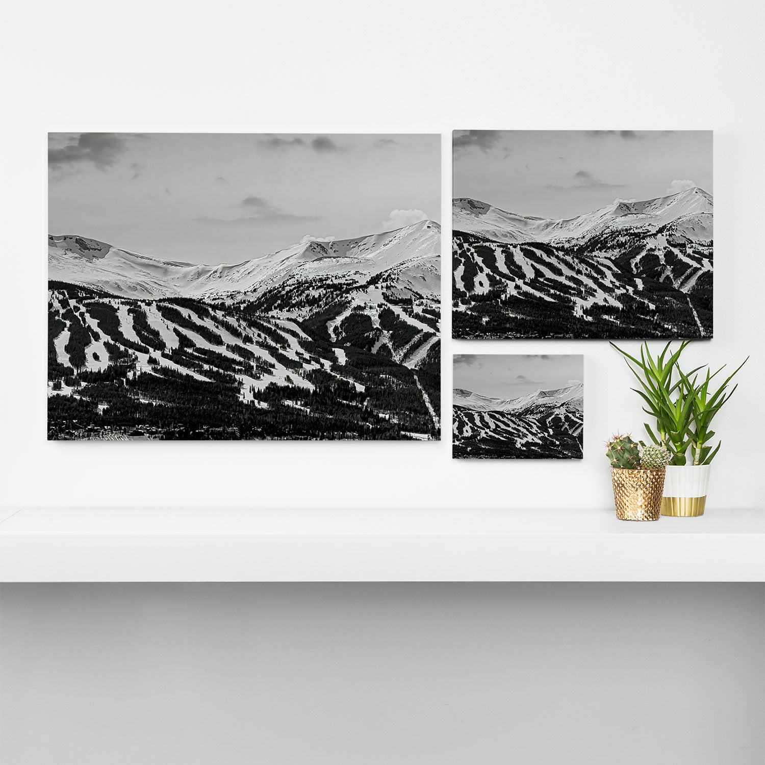 Breckenridge Ski Resort Panorama Canvas Print Gallery Image 3