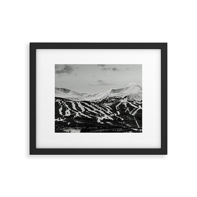 Breckenridge Ski Resort Panorama Framed Art Print