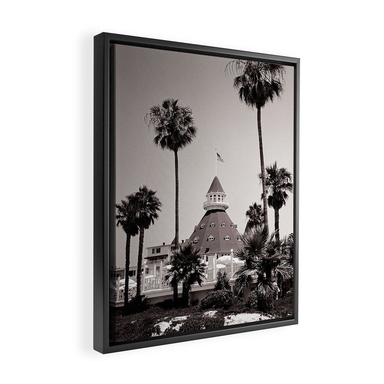 Hotel Del Coronado Framed Canvas Print Gallery Image 2