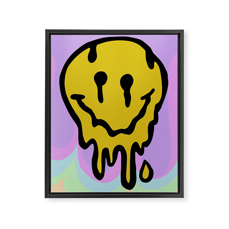 Melty Melt Smile Framed Canvas Print Gallery Image 8