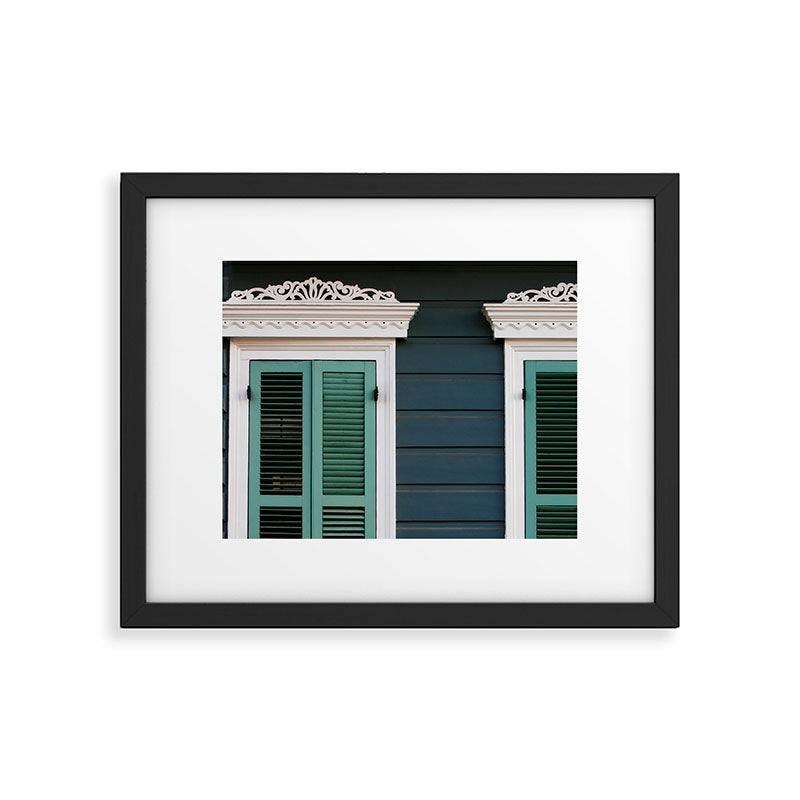 New Orleans Creole Cottage Framed Art Print Gallery Image 5