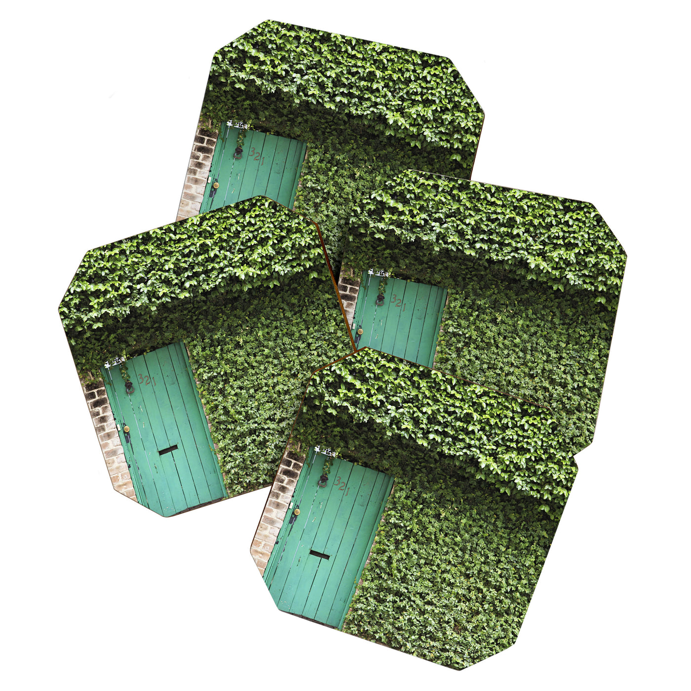 Savannah Georgia 321 Green Door Coaster