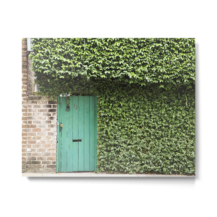 Savannah Georgia 321 Green Door Metal Print Gallery Image 1