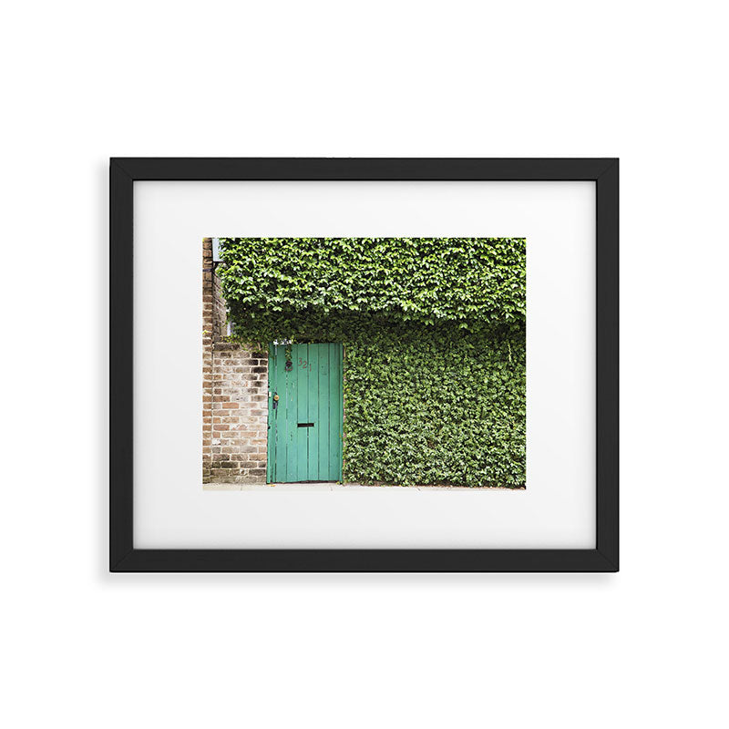 Savannah Georgia 321 Green Door Framed Art Print Gallery Image 5