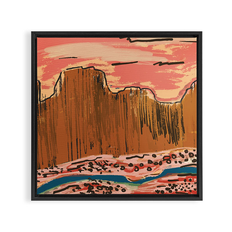 California Desert.  Framed Canvas Print Gallery Image 3