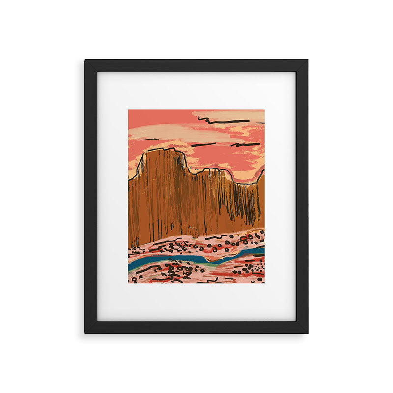 California Desert.  Framed Art Print Gallery Image 4