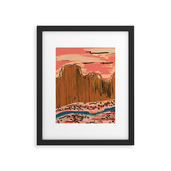 California Desert.  Framed Art Print Gallery Image 1