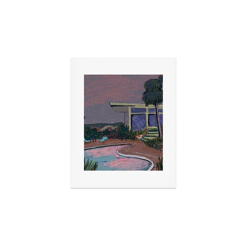 Night Sky House.  Art Print Gallery Image 1