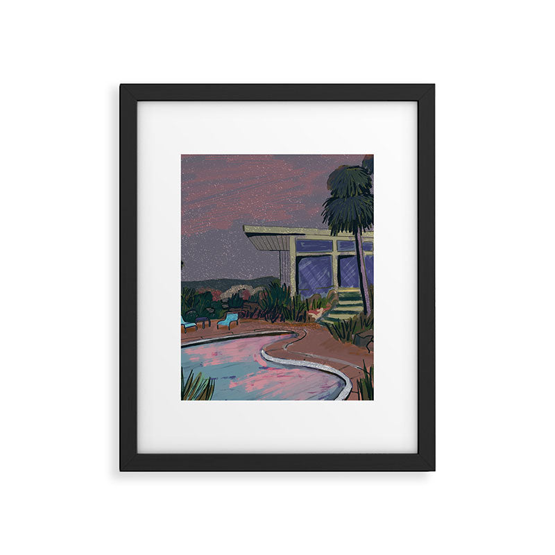 Night Sky House.  Framed Art Print Gallery Image 6