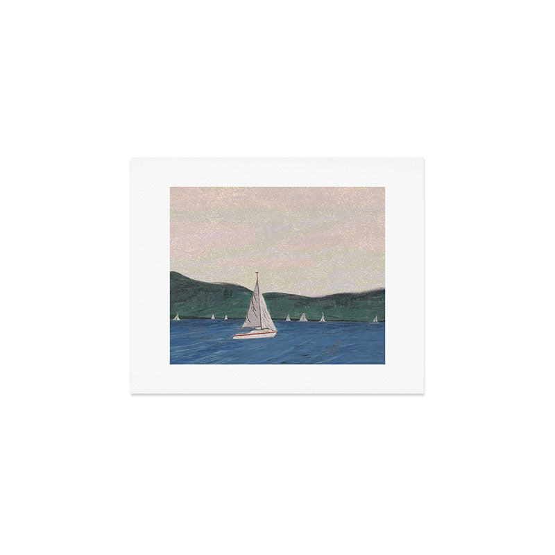 Sailboats.  Art Print Gallery Image 1