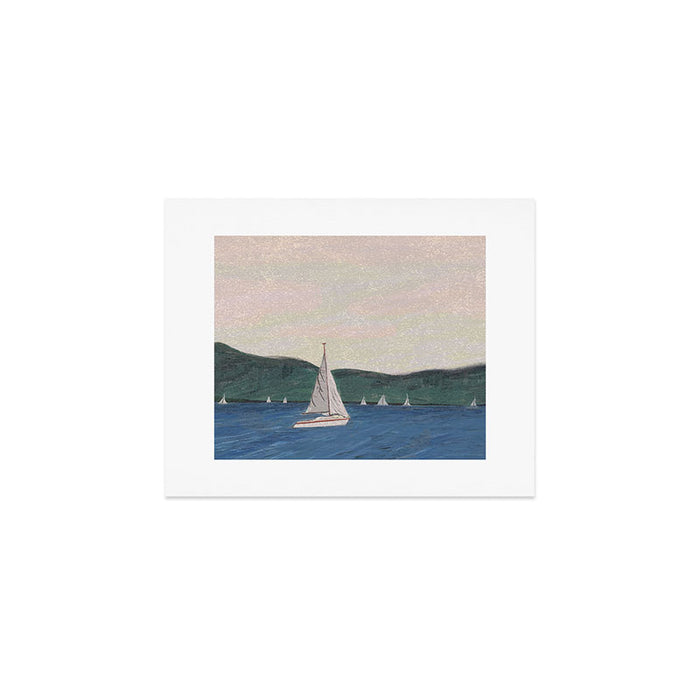 Sailboats.  Art Print Gallery Image 1