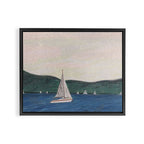 Sailboats.  Framed Canvas Print Gallery Image 6