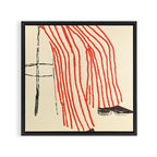 Stripe Pants Framed Canvas Print Gallery Image 3