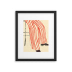 Stripe Pants Framed Art Print Gallery Image 4