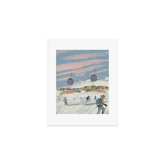 Winter Ski Trip.  Art Print Gallery Image 1