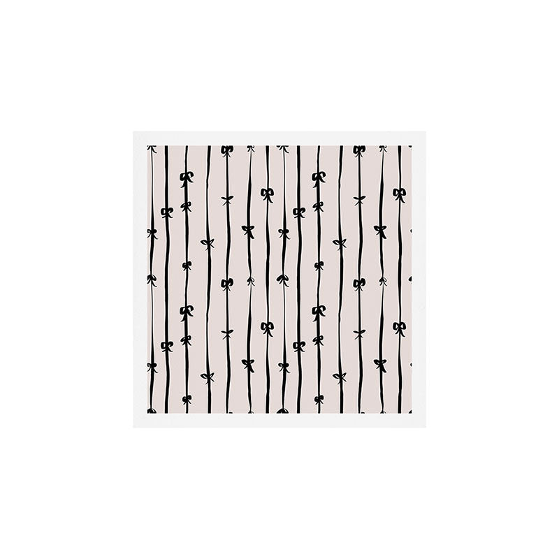 All in a bow - beige Art Print Gallery Image 1
