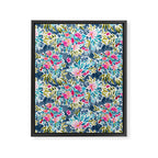 Aria - Blue Framed Canvas Print Gallery Image 6