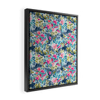 Aria - Blue Framed Canvas Print Gallery Image 2