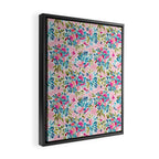 Aria - Pink Framed Canvas Print Gallery Image 2