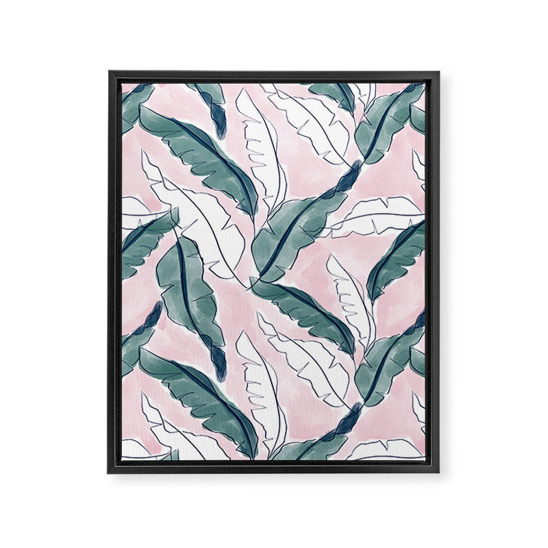 Banana Leaves Framed Canvas Print Gallery Image 6