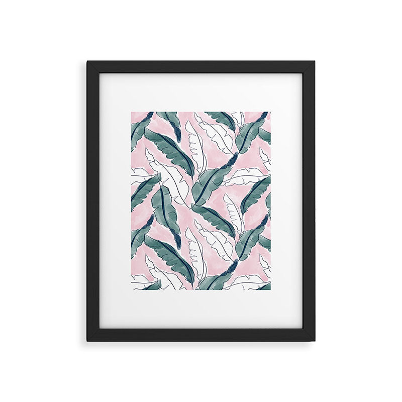 Banana Leaves Framed Art Print Gallery Image 4