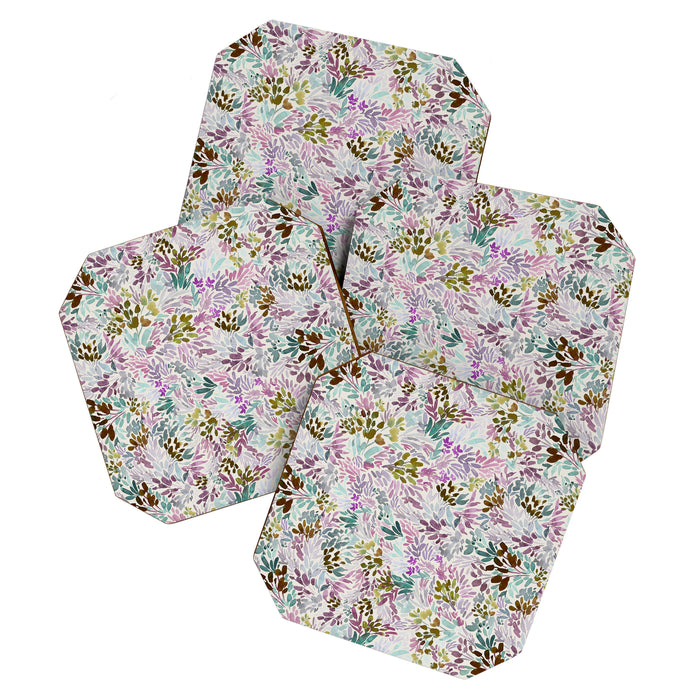 Beige Tory Flowers Coaster Gallery Image 1